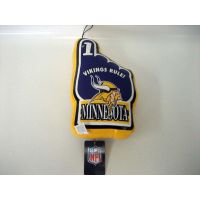 Minnesota Vikings Vinyl No 1 Hand - Sports Team Merchandise Closeouts - Santa Shop Closeouts