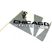 Team Flag on Stick - White Sox - Sports Team Merchandise Closeouts - Santa Shop Closeouts
