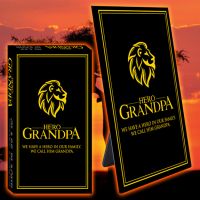 Hero Grandpa Glass Plaque - Grandpa Closeout Gifts - Santa Shop Closeouts