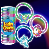 Lucky Charm Eraser Band - Boys & Girls Closeout Gifts  - Santa Shop Closeouts