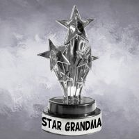 Star Grandma Trophy - Grandma Closeout Gifts - Santa Shop Closeouts