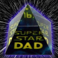 Super Star Dad Pyramid - Dad Closeout Gifts - Santa Shop Closeouts